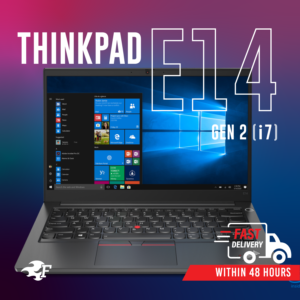 ThinkPad E14 Gen 2 with i7 16GB 512GB SSD Win 10 Pro 3Y Onsite 20TACTO1WW-i7